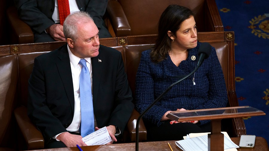 Rep. Steve Scalise (R-La.) and Elise Stefanik (R-N.Y.)