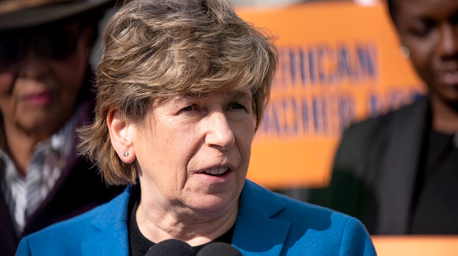 American Federation of Teachers president Randi Weingarten