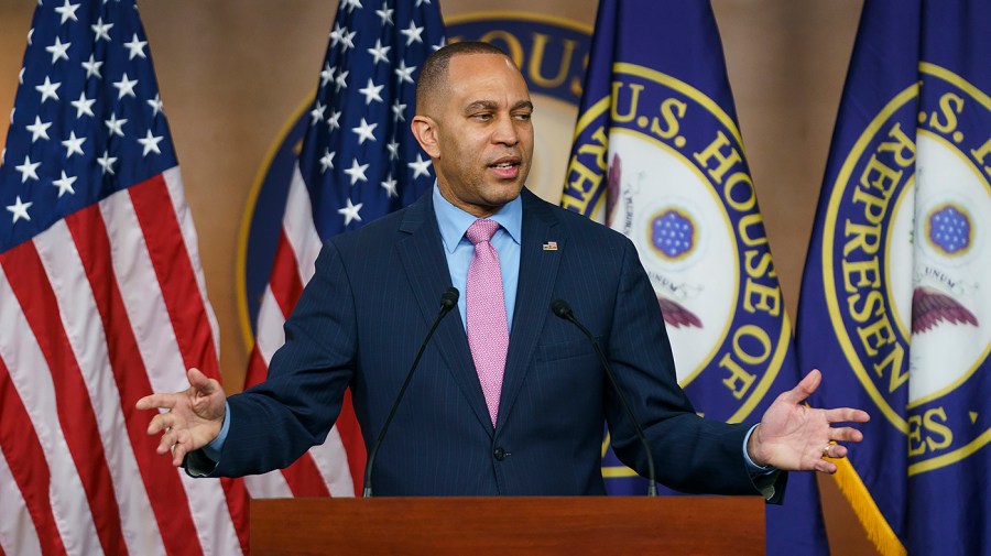 Minority Leader Hakeem Jeffries (D-N.Y.)