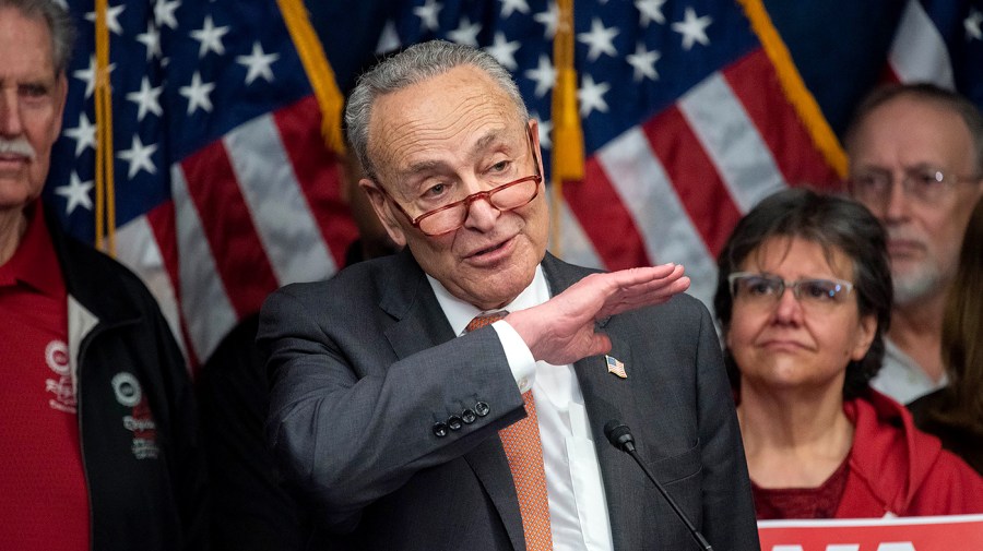 Majority Leader Chuck Schumer (D-N.Y.)