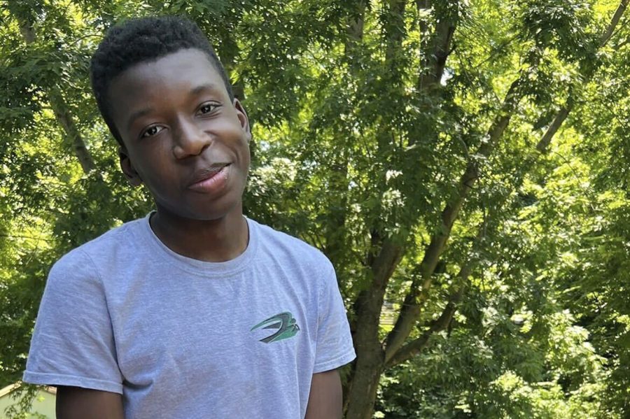 This undated photo provided by Ben Crump Law shows Ralph Yarl, the teenager shot by a homeowner in Kansas City, Mo. (Ben Crump Law via AP)