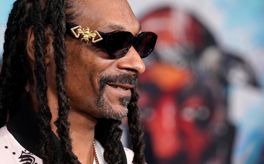 Rapper Snoop Dogg arrives at the premiere of the FX docuseries "Dear Mama," Tuesday, April 18, 2023, at The Ted Mann Theater in Los Angeles.