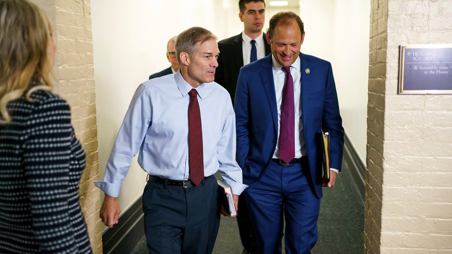 Reps. Jim Jordan (R-Ohio) and Andy Barr (R-Ky.)