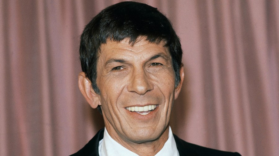 The late Leonard Nimoy is seen at the 34th Annual Emmy Awards Banquet in the Century Plaza Hotel on Sept. 19, 1982 in Los Angeles. 