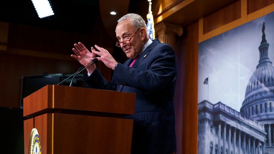 Majority Leader Chuck Schumer (D-N.Y.)