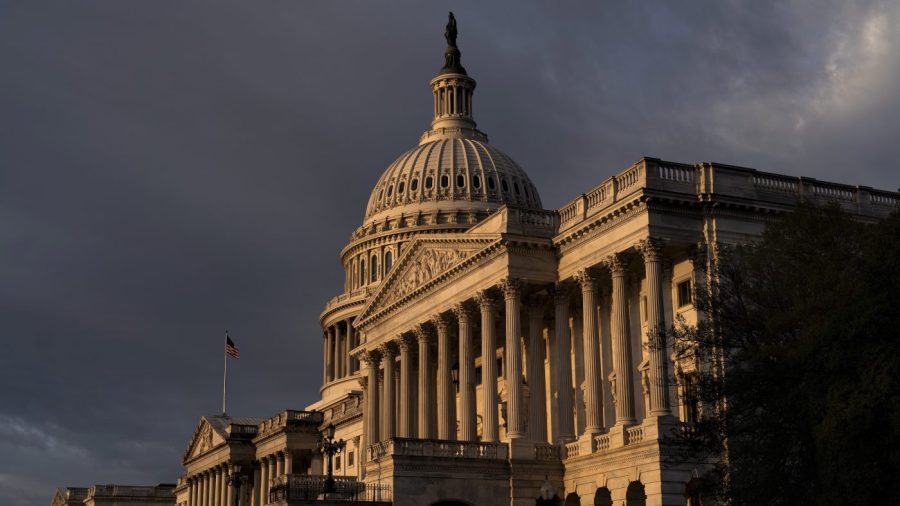 FILE - The Capitol in Washington, is seen at sunrise, Wednesday, Sept. 13, 2023. On one side of the U.S. Capitol, two senators have steered the debate over government funding mostly clear of partisan fights, clearing a path for bills to pass with bipartisan momentum. Steps away, on the House side of the building, things couldn’t be more different. House Republicans, trying to win support from the far-right wing of the party, have loaded up their government funding packages with funding cuts and conservative policy priorities. Democrats have responded with ire, branding their GOP counterparts as extreme and bigoted and withdrawing support for the legislation.(AP Photo/J. Scott Applewhite, File)