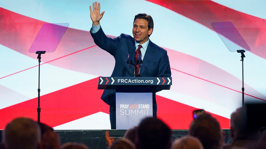 Republican presidential candidate and Florida Gov. Ron DeSantis