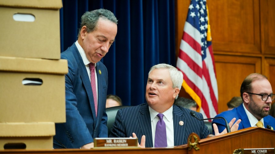 The House Oversight and Accountability Committee holds a hearing for the basis of the imprisonment of President Biden on Thursday, September 28, 2023.