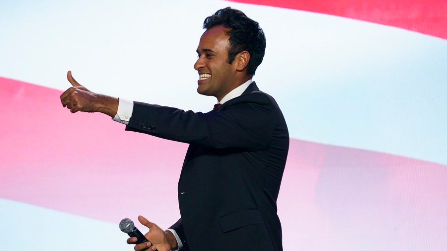 Republican presidential candidate Vivek Ramaswamy