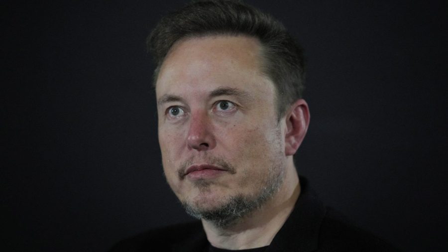 FILE - Tesla and SpaceX's CEO Elon Musk looks on, during an in-conversation event with Britain's Prime Minister Rishi Sunak at Lancaster House in London, Thursday, Nov. 2, 2023. Musk, who's been under fire over accusations of antisemitism flourishing on his social media platform X, paid a visit Monday, Nov. 27, 2023 to Israel, where he toured a kibbutz that was attacked last month by Hamas militants and was set to meet with top leaders. (AP Photo/Kirsty Wigglesworth, Pool, File)