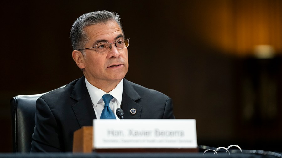 Secretary of Health and Human Services Xavier Becerra