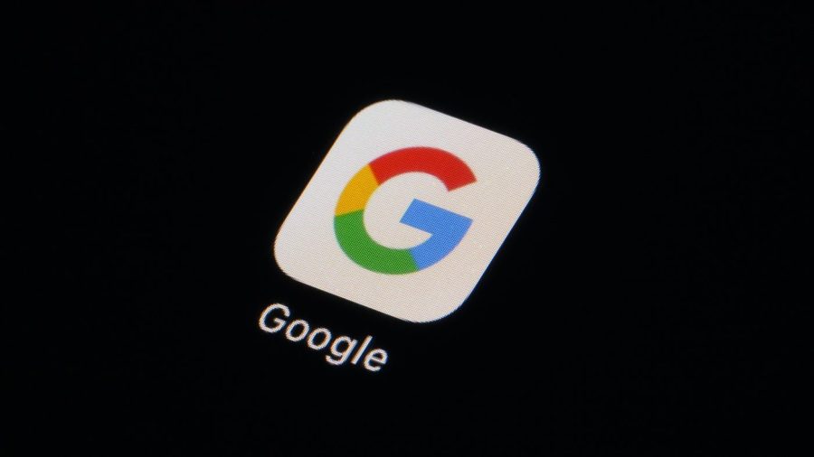 FILE - The Google app icon is seen on a smartphone, Tuesday, Feb. 28, 2023, in Marple Township, Pa. (AP Photo/Matt Slocum, File)