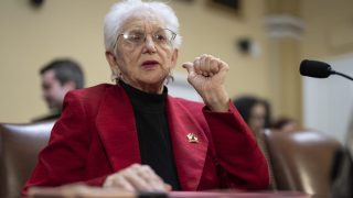 Rep. Virginia Foxx, R-N.C., chair of the House Education and the Workforce Committee, testifies before the House Rules Committee as Republicans advance the "Parents Bill of Rights Act," at the Capitol in Washington, Wednesday, March 22, 2023.