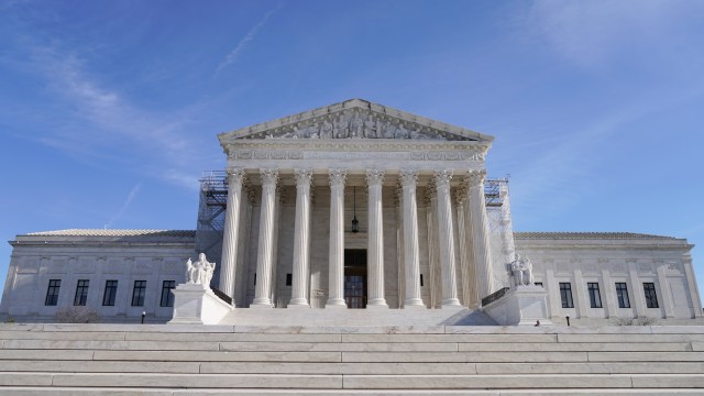 The U.S Supreme Court is seen on Wednesday, Jan. 3, 2024, in Washington. (AP Photo/Mariam Zuhaib)