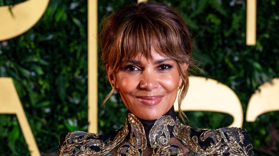 Halle Berry walks the red carpet of the closing ceremony for the 3rd Red Sea Film Festival in Jeddah on December 7, 2023.