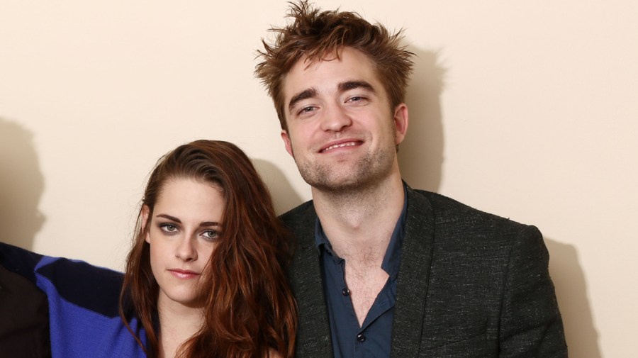 Kristen Stewart Robert Pattinson pose for a portrait in Los Angeles on Nov. 1, 2012.