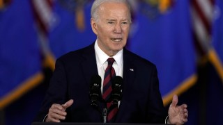 President Joe Biden speaks at the Pieper-Hillside Boys & Girls Club Wednesday, March 13, 2024, in Milwaukee. (AP Photo/Morry Gash)