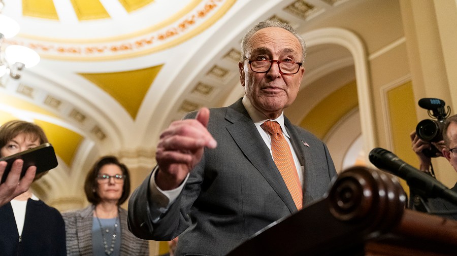 Majority Leader Chuck Schumer (D-N.Y.)