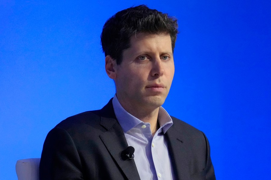 FILE — OpenAI CEO Sam Altman participates in a discussion during the Asia-Pacific Economic Cooperation CEO Summit, Nov. 16, 2023, in San Francisco. The Giving Pledge announced Tuesday, May 28, 2024 that Altman has joined its list of wealthy philanthropists committed to donating over half their fortunes. (AP Photo/Eric Risberg, File)