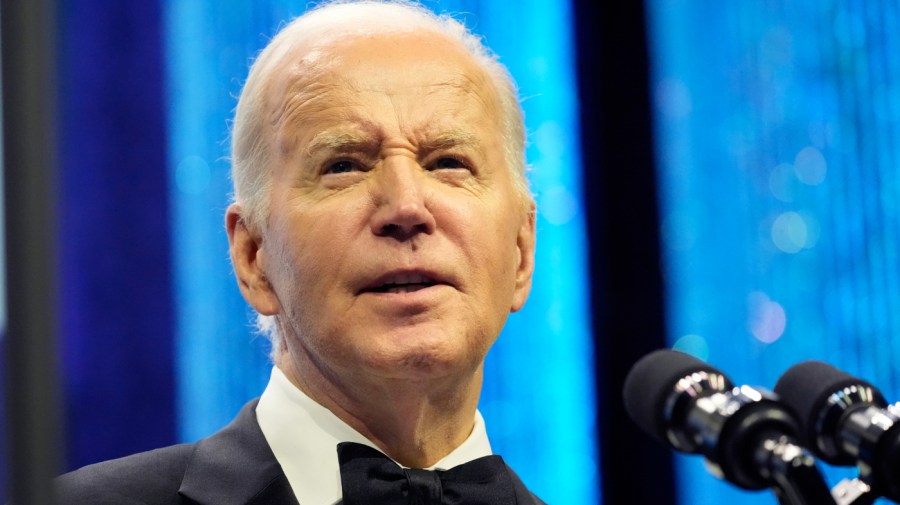 President Joe Biden speaks at the Asian Pacific American Institute for Congressional Studies' 30th annual gala, Tuesday, May 14, 2024, in Washington.