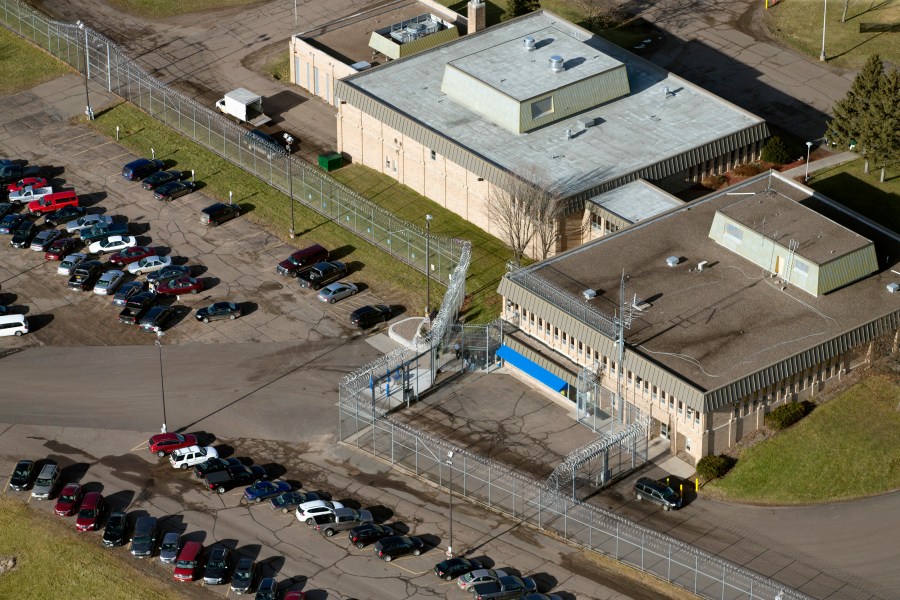 FILE - This Dec. 10, 2015, aerial file photo, shows Lincoln Hills juvenile prison in Irma, Wis. A staff member at Wisconsin’s youth prison has been declared brain-dead following a fight with an inmate, the county coroner said Wednesday, June 26, 2024. (Mark Hoffman/Milwaukee Journal-Sentinel via AP, File)