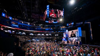 The floor of the Republican National Convention