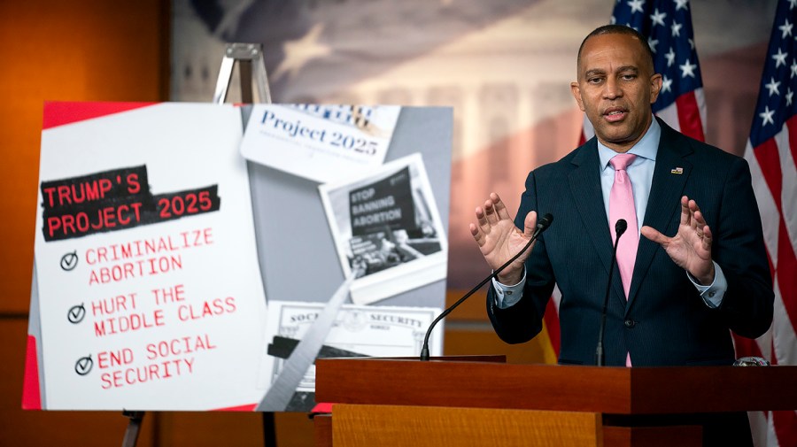 Minority Leader Hakeem Jeffries (D-N.Y.)