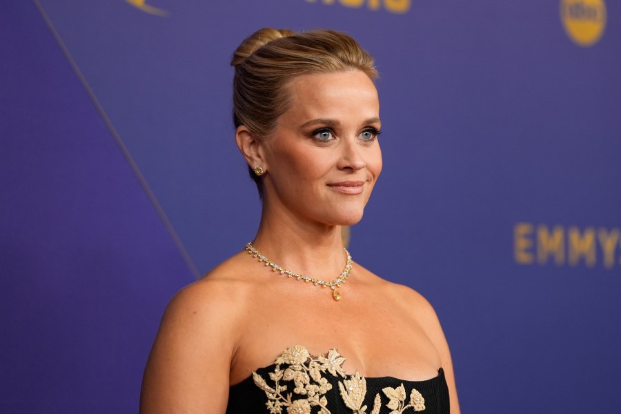 Reese Witherspoon arrives at the 76th Primetime Emmy Awards on Sunday, Sept. 15, 2024, at the Peacock Theater in Los Angeles. (AP Photo/Jae C. Hong)